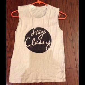 Brandy Melville Stay Classy top