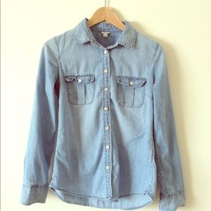 Jcrew chambray top