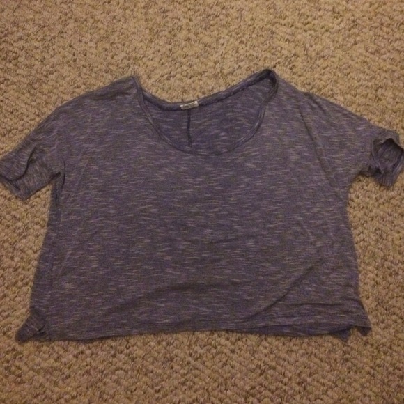 Blue Cropped T-Shirt