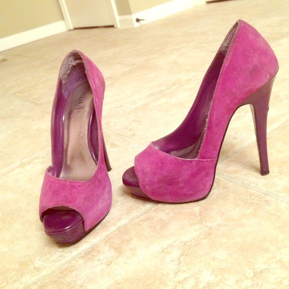 Bakers Shoes Bakers Purple Heels Poshmark