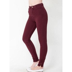 American apparel 4 way stretch high waist pants