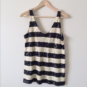 Jcrew sequined tank