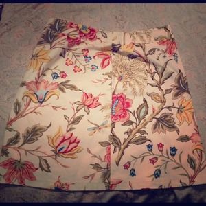 Floral Talbots Skirt