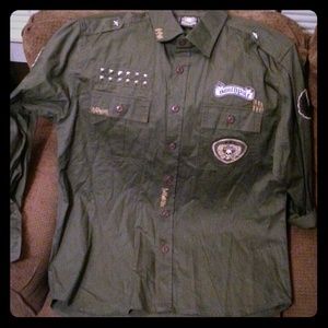 Mens Southpole Button up shirt