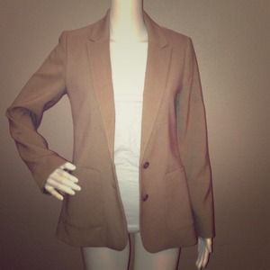 Tan color blazer