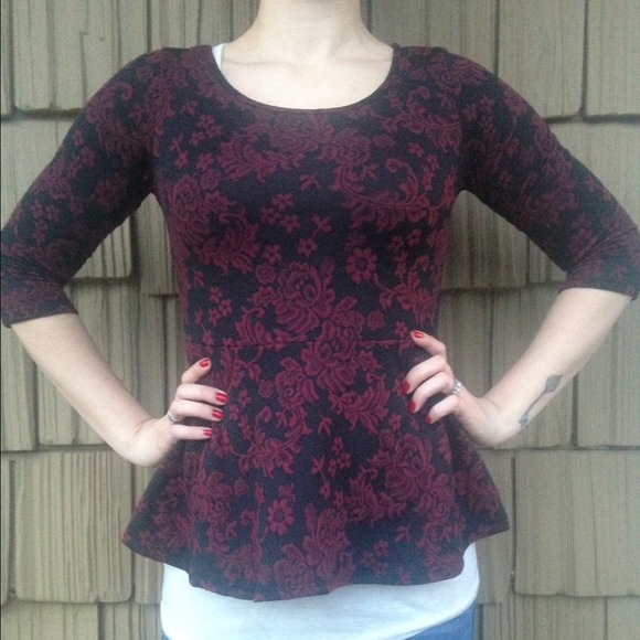 Peplum top!!