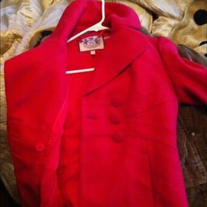 juicy couture pee coat . Size small