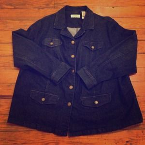 🌼 dark blue Jean jacket🌼