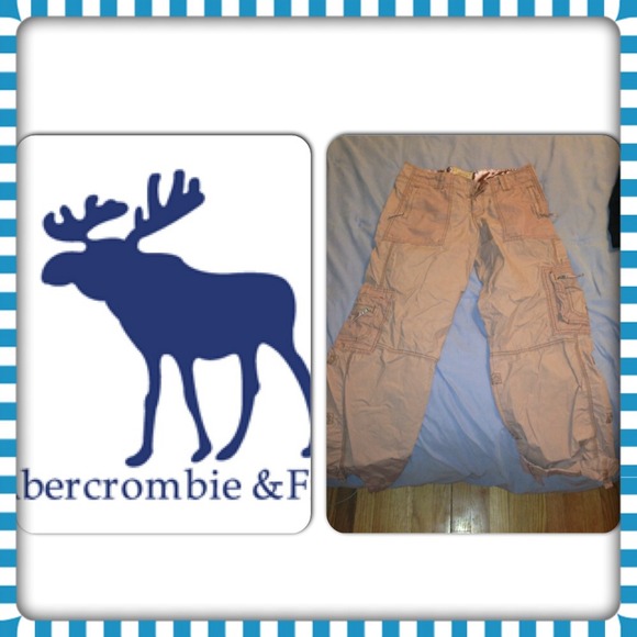 ⭐️SOLD⭐️Abercrombie and Fitch cargo pants - Picture 1 of 4