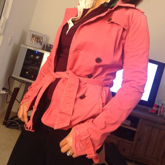 RESERVED for @unicorn: Pink Abercrombie Jacket