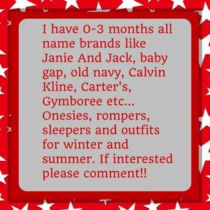 Gently used children's clothing