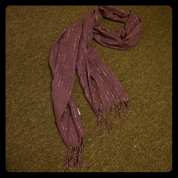 Purple scarf