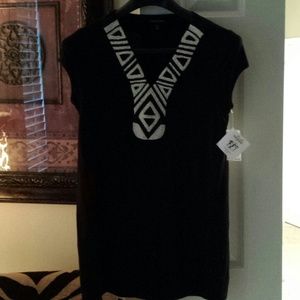 Chap Cha Vente black beaded top