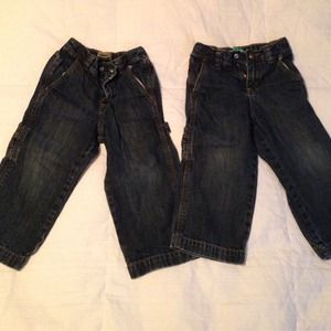 Old Navy Painter Style Dark jeans