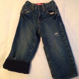 Regular fit fleece lined jeans - never worn!!