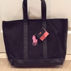 Ralph Lauren Pink Pony tote