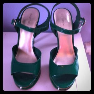 Green heels