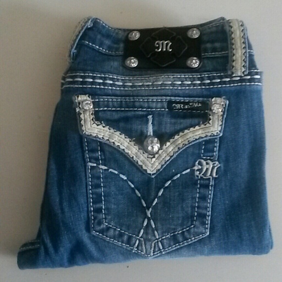 Sold! MISS ME sexy bootcut jeans/capris