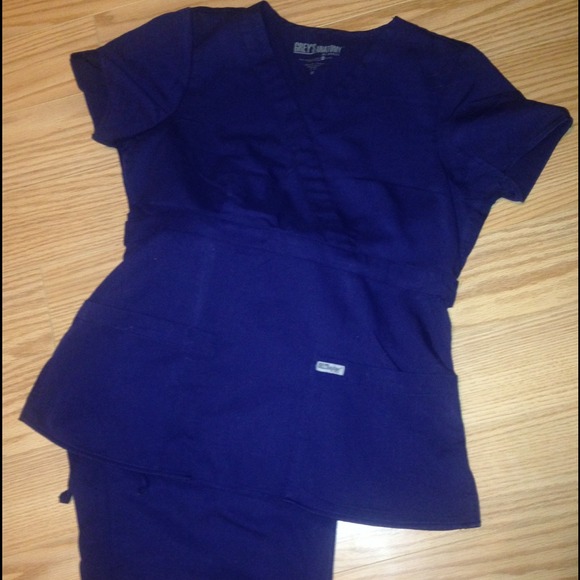 Navy scrubs