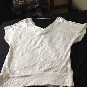 White Sequins shirt