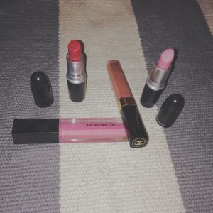 Chanel, Burberry, Mac lipstick & lipgloss