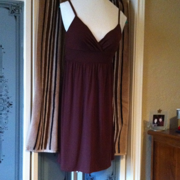 DONATED! NEW PRICE! Brown sundress - Picture 2 of 4