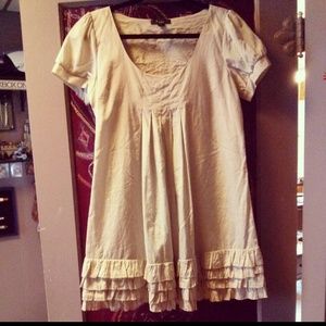 Metallic Silver Party Dress.