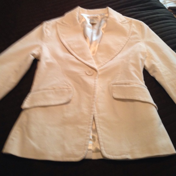 Cream corduroy blazer