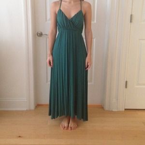 Gap maxi dress, teal, x-small