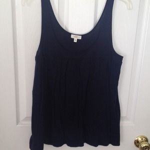 Sold!J. Crew Navy Tissue Tee Tank