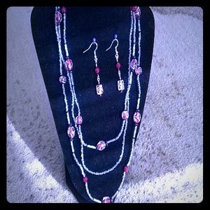 Necklace & earrings