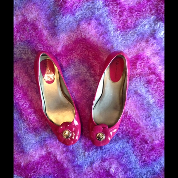 Anne Klein Shoes - Anne Klein Hot Pink Ballet Flats