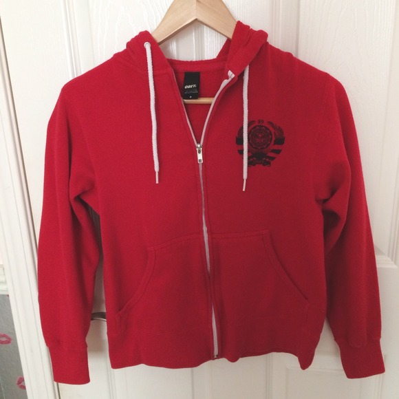 🚫SOLD🚫RARE OBEY Zip Up ❤️