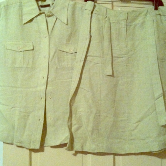 🎈🎈Bundled🎈🎈Two piece linen set