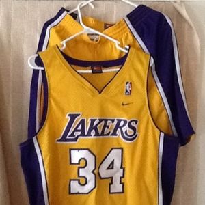 Laker basketball uniform