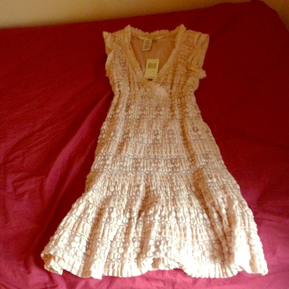 Light pink floral dress