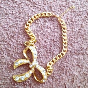 Bow Chunky Chain Necklace 🎀