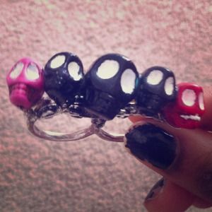 2 finger Skull Ring ! HomeMade