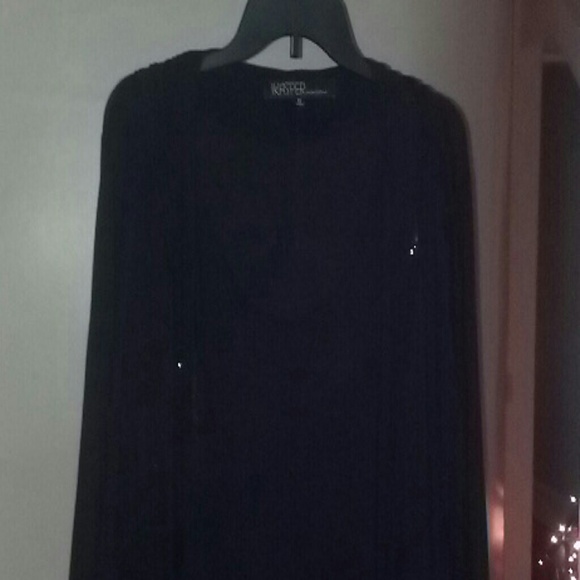 Black, one piece top - Picture 2 of 2