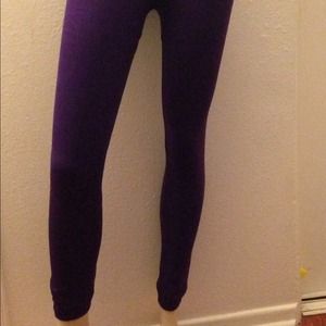 2 leggings grey and brown