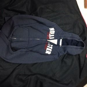 Hollister zip up sweatshirt size medium
