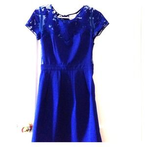 royal blue dress