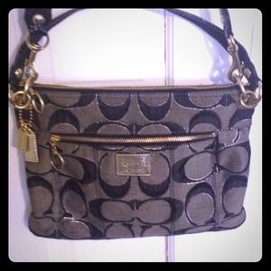 Coach Authentic poppy cross body handbag