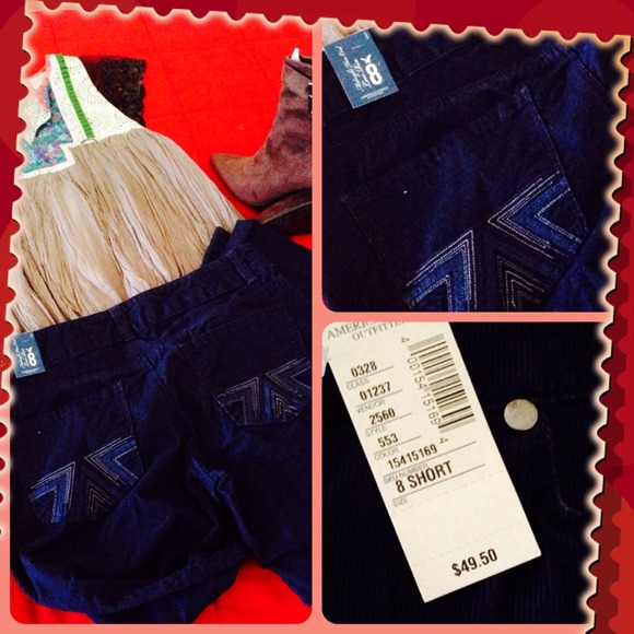 💘AMERICAN EGALE OUTFITTERS SZ 8 CORDUROY NWT💘 - Picture 2 of 4