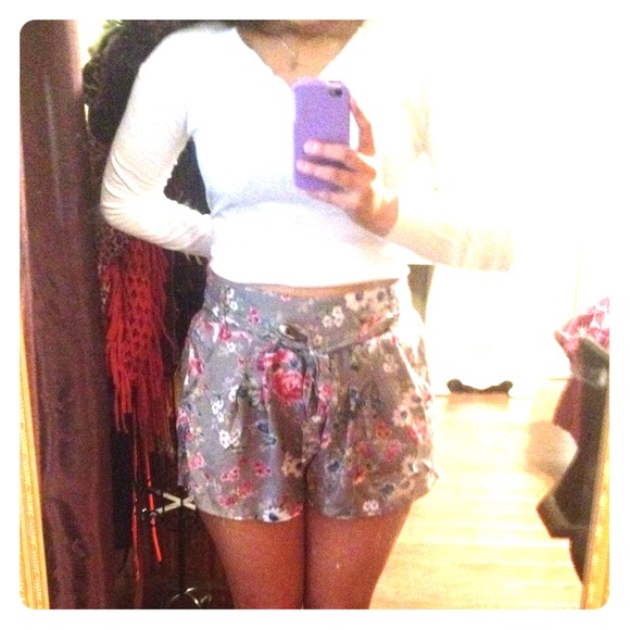 High waist dressy shorts