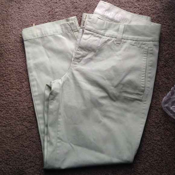 Mint Colored City Fit Pants