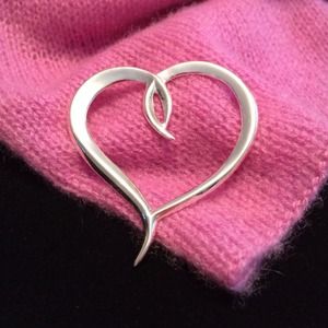 Beautiful heart pin.