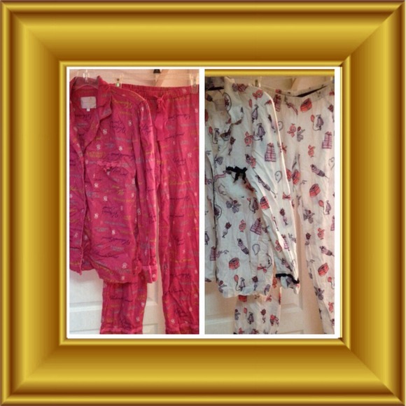 Victoria's Secret Flannel PJ's,$15.00ea, NEW
