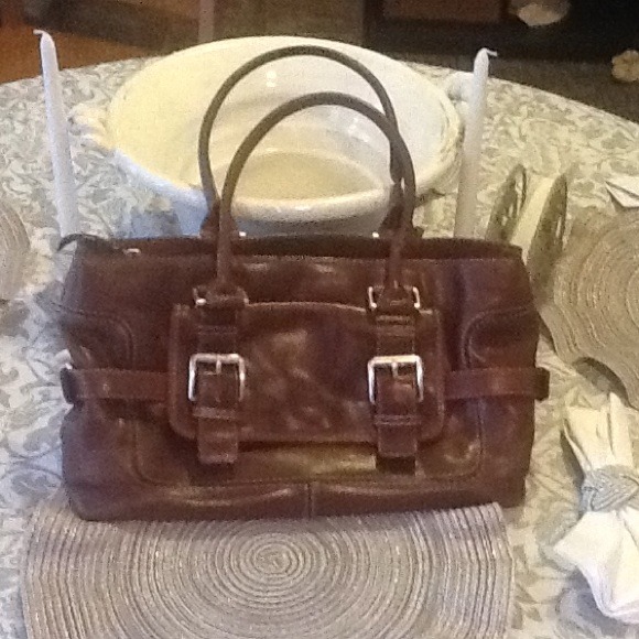 Brown Leather Michael Kors Handbag