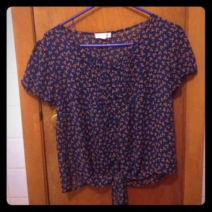 Semi sheer top